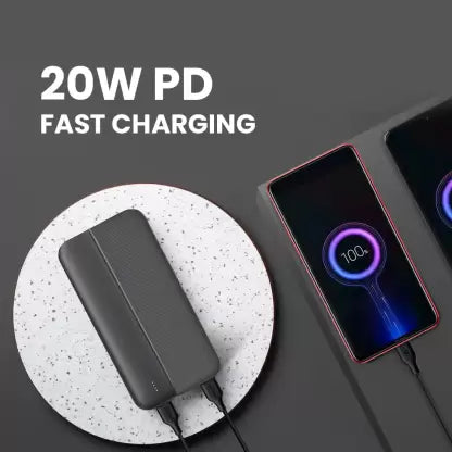 conekt 20000 mAh Power Bank (20 W, Power Delivery 3.0) (Black, Lithium Polymer) conekt 20000 mAh Power Bank (20 W, Power Delivery 3.0) (Black, Lithium Polymer)